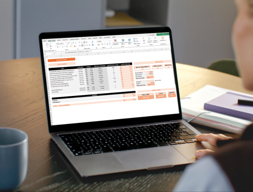 Planilha de Precificação Mockup